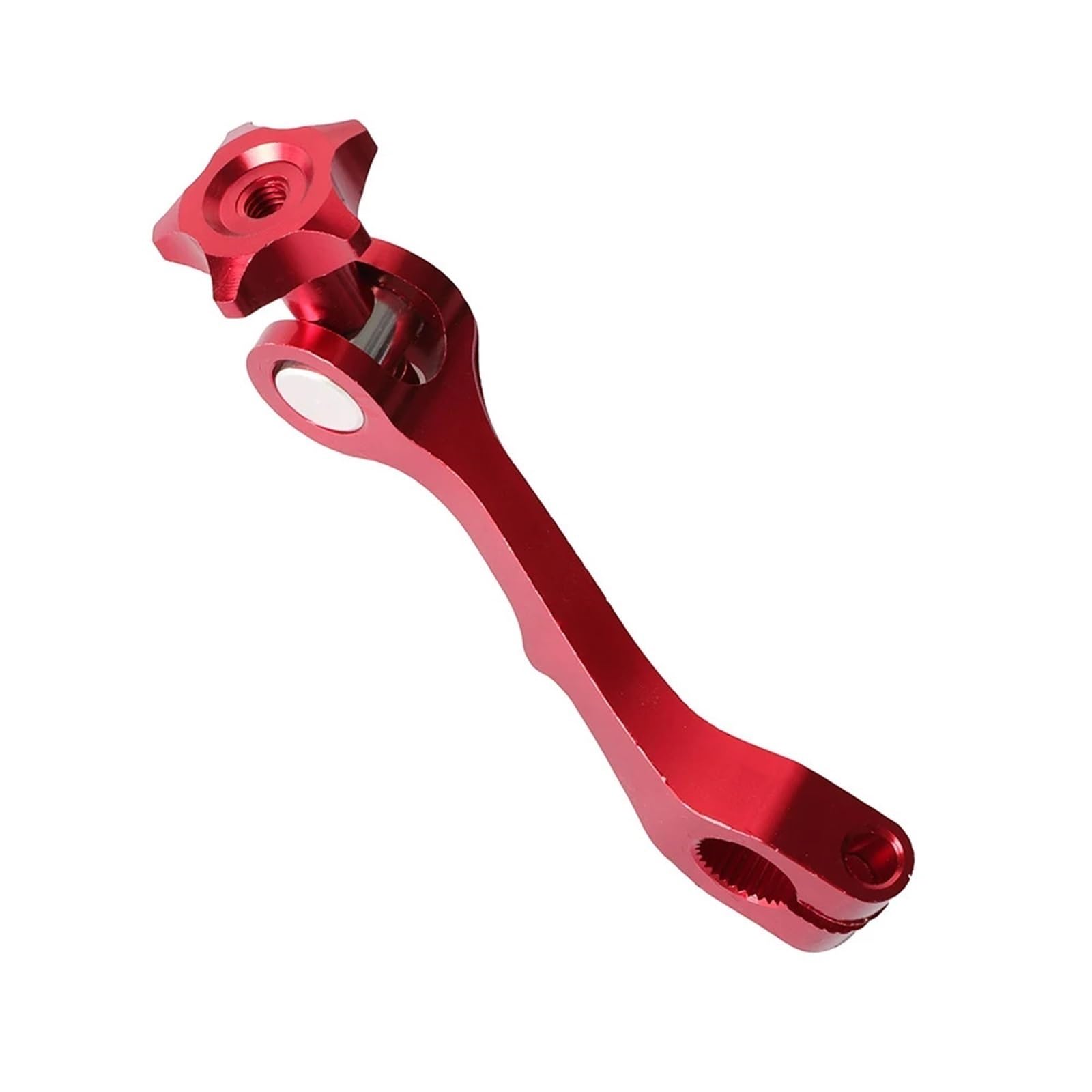 Qfdwcyz Red Motorcycle Clutch Levers Motorcycle Cnc Rocker Arm Rear Brake Adjustable Tension Lever Fit For Pit Dirt Bike Fit For Atv Universal(Red)