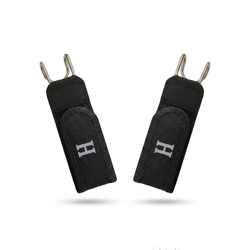 Buckleless 2-Pack Black Tactical Metal Hook Belt