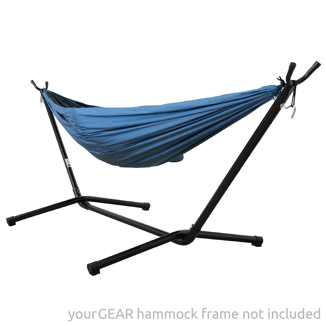 yourGEAR Zion ultraleichte Hängematte 270x140 cm Fallschirmnylon doppellagig ideal für Camping max 240 kg