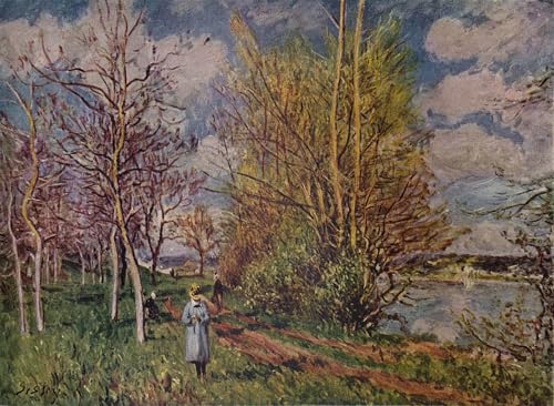 Tableau Toile Alfred Sisley de haute qualité pour salon et bureau chic