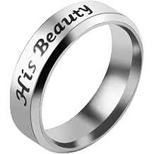 JDXN Couples Rings Her King His Queen Beauty Beast Wedding Band Set Anniversary Engagement Promise Ring