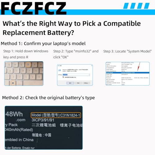 Image of C31N1824-1 Battery 48Wh 4160mAh Replacement for ASUS Chromebook C425 C425T C425TA Chromebook Flip C433 C433T C433TA Series 0B200-03550000 3ICP3 /91 /91 11.55V
