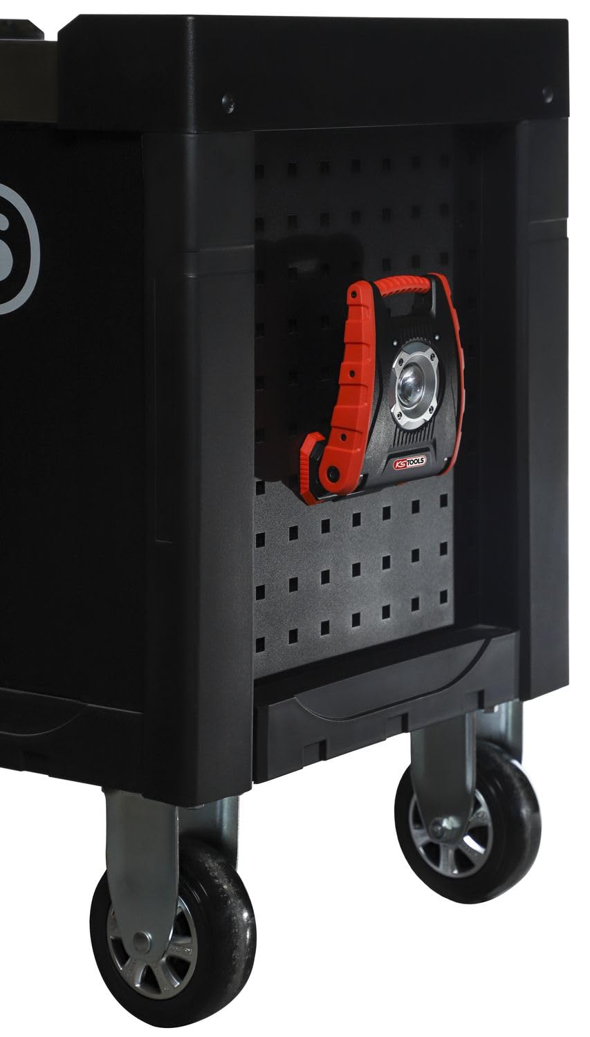 Kstools - Proiettore mobile a LED, 10 W, 1000 lumen, ricaricabile