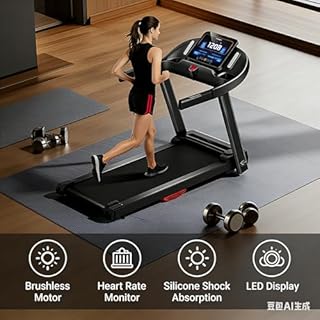 SUIUOI Tapis Roulant Pieghevole 15% Inclinazione | Motore Brushless 3.0HP Silenzioso <45dB | 12+3 Programmi Intelligenti | Ammortizzazione 7 Strati | Sensori Cardio | Salvaspazio | Max 136KG