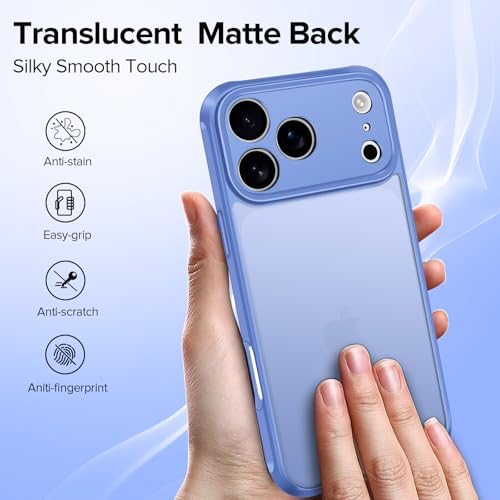Image of ivoler 3-in-1 Case for iPhone 17 Pro 6.3 inch, Light Blue