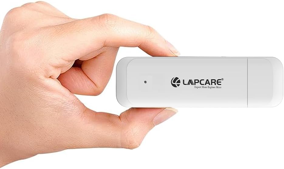 - Lapcare LDF72 Single_Band 4G Fast Wireless USB Dongle with All SIM Network Support with Upto 150Mbps Data Speed, Connect Upto 10 Wi-Fi Device Enable Same Time, 1Year Warranty