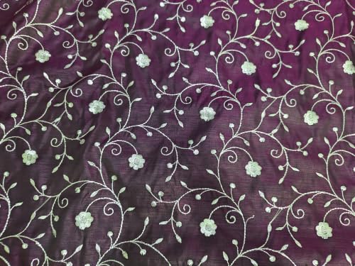 Image of Women's Glory Banarasi Satin Kanjivaram Saree Silver Zari Border Pure Soft Blend Silk Sari Kanchipuram Paithani Silk Party Wedding Festive New Ladies Sadi with Unstiched Blouse Piece.