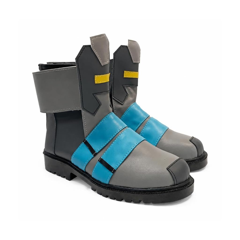 Mabcos Male TV Rebel Futuristic Dark Hero Cosplay Boots For Halloween