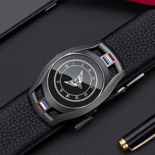 VANNANBA Men Belts Leather Male Slide Ratchet Work Casual Dress Belt Adjusatble with Gift Box2