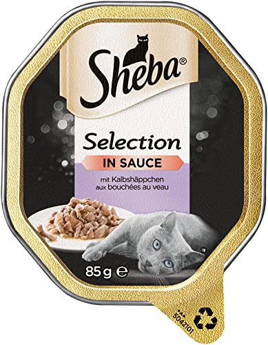 Produktbild von Sheba Schale Speciale Kalb Nassfutter für Katzen - 22 x 85 g