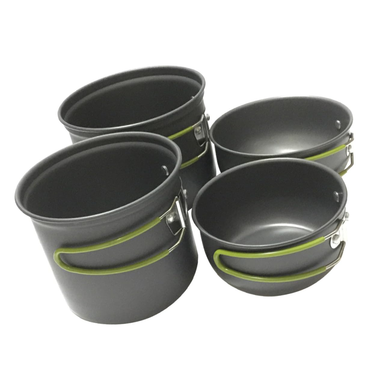ABOOFAN Utensilios de Cocina para Camping Portátil Plegables de Ollas y Cacerolas Resistentes Altas Temperaturas para Picnic y Senderismo al Aire