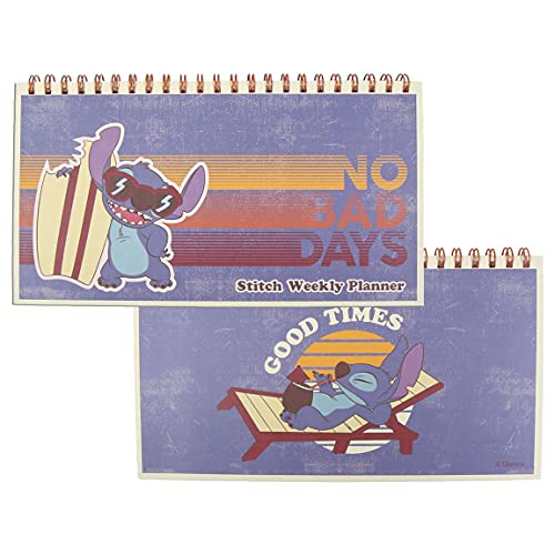 CERDÁ LIFE'S LITTLE MOMENTS Planificador Semanal Pequeño de Espiral de Stitch - Licencia Oficial, Azul, 2100003559 - Image 2