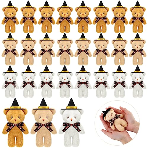 Sotiff NL-SOTIFF-1835 24 Pcs Mini Halloween Bear Bulk, Stuffed Animal Plush Bear cover