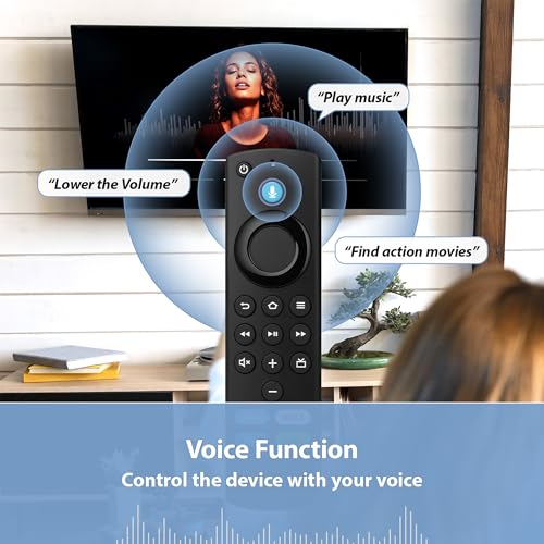 Image of Voice Remote Replacement Fit for All Fireseries TV Cube /Stick /4K /4K Max /Lite /Stick HD, Smart TVs (3rd Gen), and for All Fire-Insignia-Toshiba-Pioneer Series