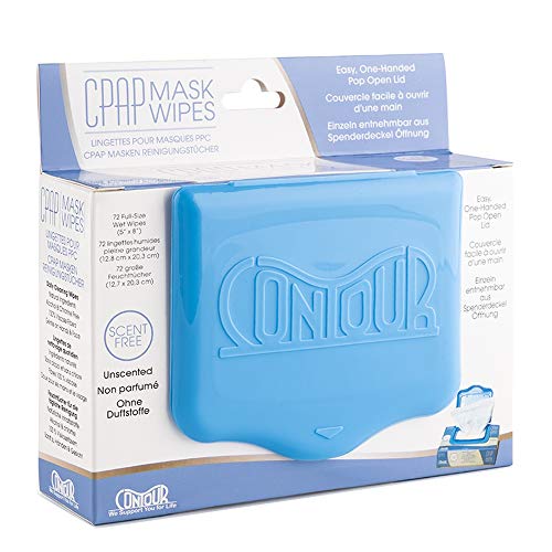 Contour CPAP Masken-Reinigungstücher - 72 Stück - Effektive Reinigung für CPAP-Maske - ohne Alkohol - ohne Duft Cover