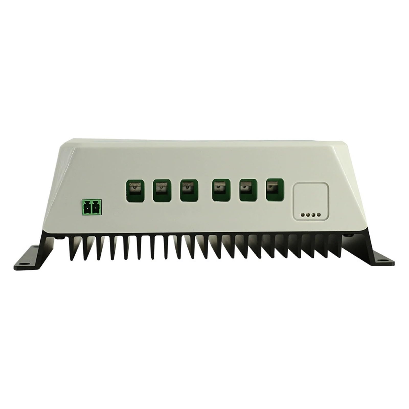 Controlador de Carga Solar, Controlador Solar 60A 12/24/36/48V Pantalla LCD Doble Toma USB VS6048AU