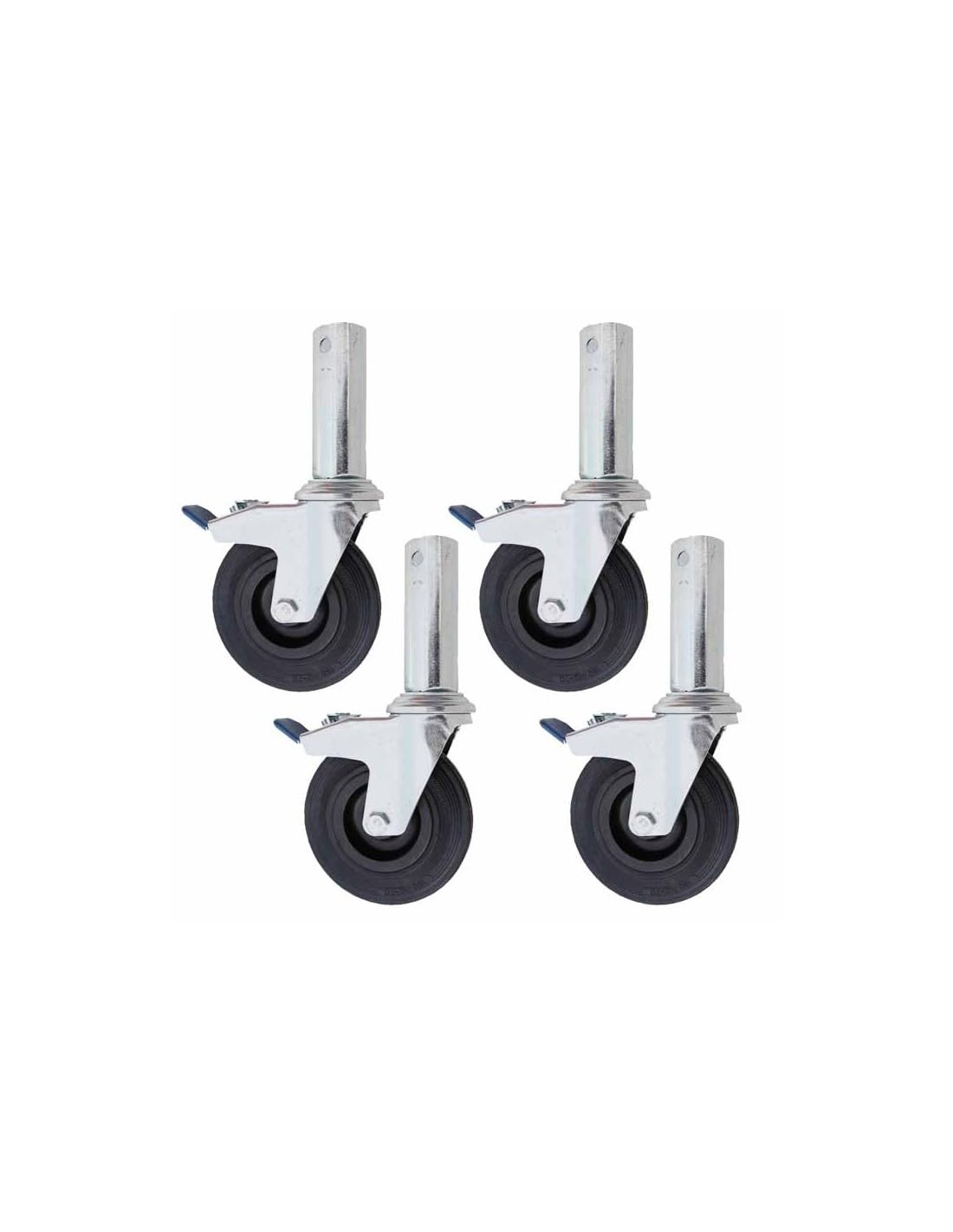 Scout V 140 Andamio 3 metros - [Ahorra espacio] Andamios plegables aluminio - Andamios de obra - Andamios de aluminio - Andamio con ruedas - Rueda andamio - Andamios plegables