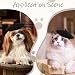 GORGECRAFT Katzen Baskenmütze Hut Hund Beanie Stirnband Wolle Haustier Welpen Französisch Künstler Beanie Baskenmütze Mini Caps Kleiner Hund Kopfschmuck Dekor Kostüm Haarschmuck für Party Cosplay