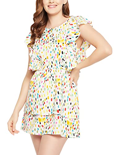 Image of Clovia Women's Pint Me Pretty Resort Dress in White