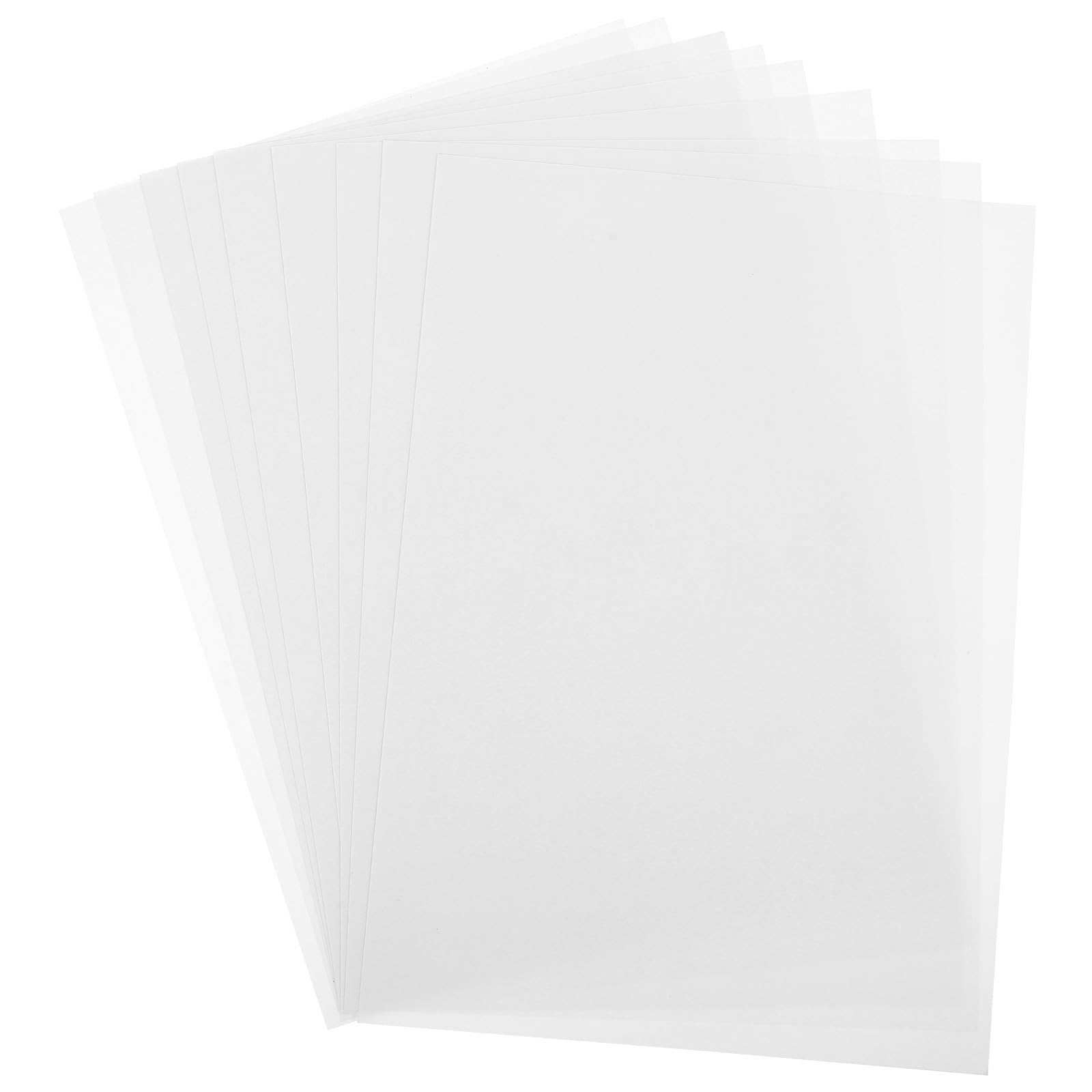 A4 Matte PVC Printable Sheets for Laser Printers, 10pcs Multipurpose Bookmark Material, Non-Laminated Frosted PVC Paper for Office and Craft Use