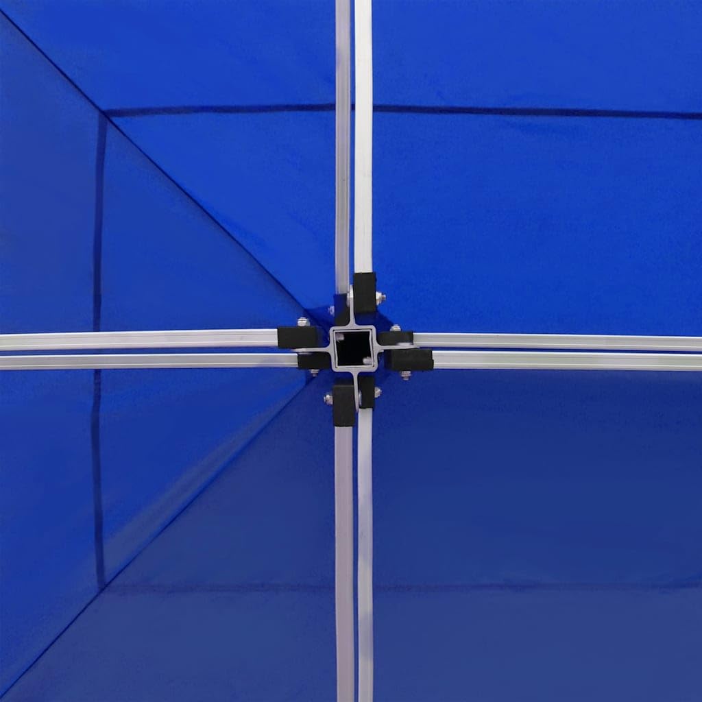 Tienda de campaña profesional plegable de aluminio, 6 x 3 m, color azul