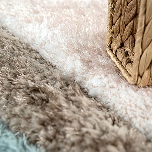Image of Carpet for Living Room Bedroom Super Soft Anti Skid Hand Made Carpet Size 5X8 Feet