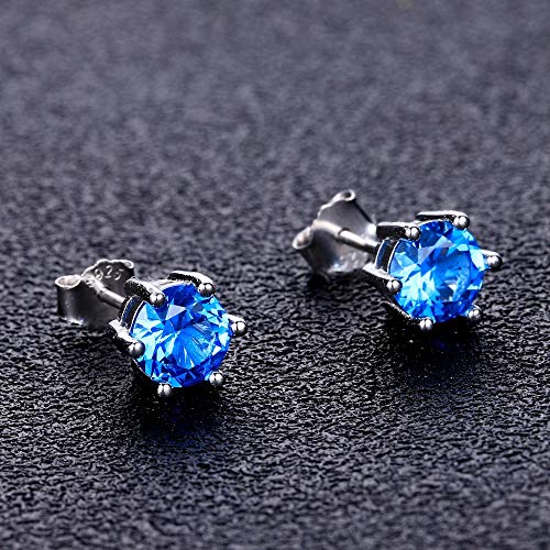 Boucles d'oreilles AAAAA en argent 925 véritable de haute qualité - 3