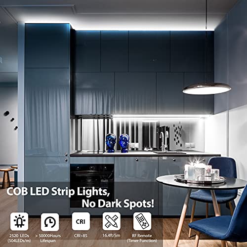 Tira LED COB PAUTIX 5m Blanco 6500K con Control Remoto miniatura 4