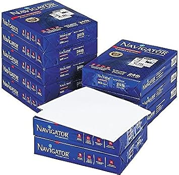 Navigator NMP1124 Premium Multipurpose Paper, 99 Brightness, 24lb, 8-1/2 x 11, White, 5000/Carton