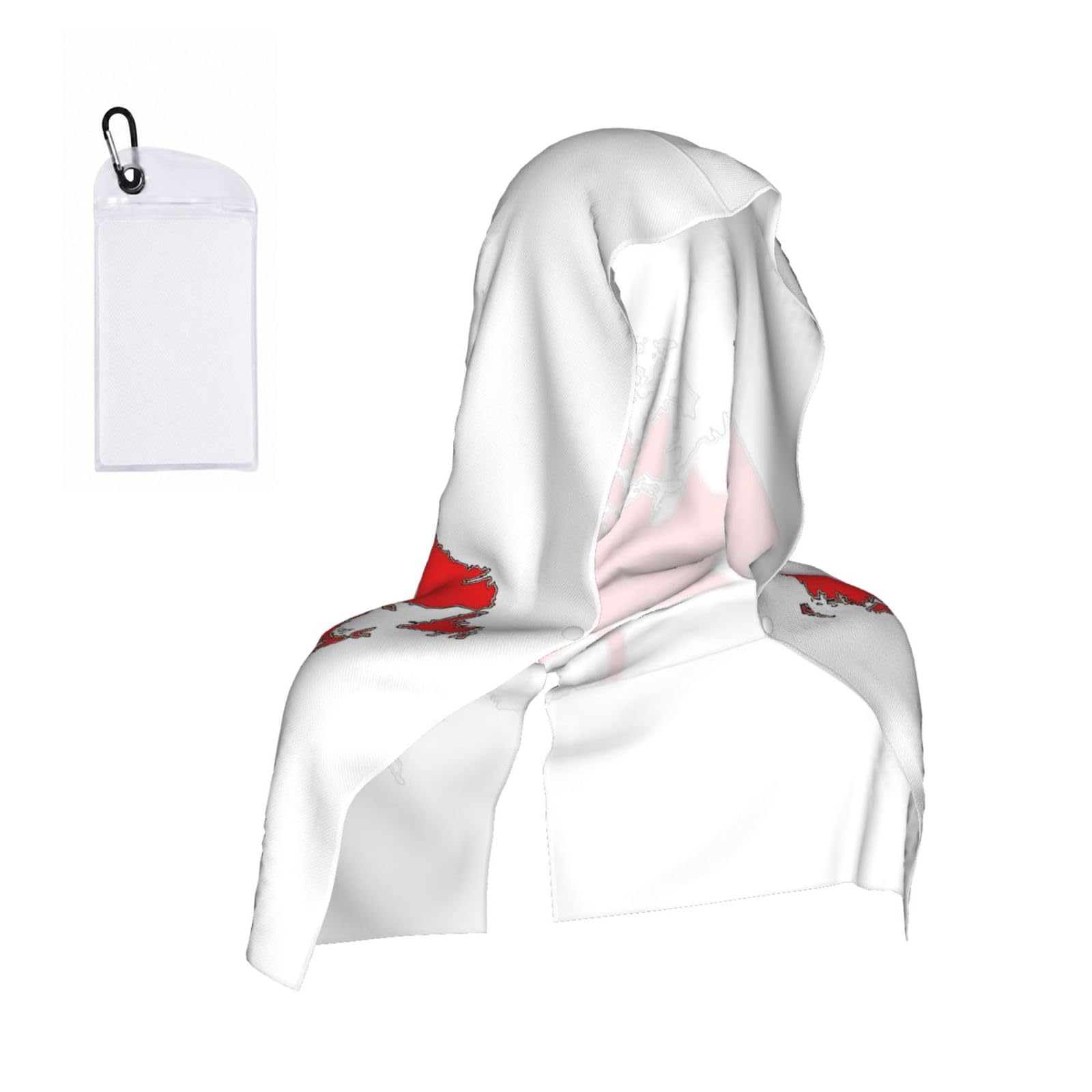 ZYJHYY Canadian Flag Map Print Unisex Swimming Towel Practical Camping Towel Skin-Friendly Cooling Towel For Workout Training