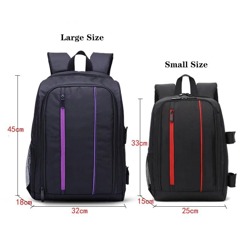 Borsa Reflex Borsa for fotocamera unisex, zaino impermeabile for, borsa a tracolla in nylon, adatta for laptop da 15,6'', viaggio, all'aperto, DSLR(Large Green)