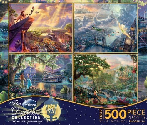 Amazon.co.jp: Disney(ﾃﾞｨｽﾞﾆｰ) ｸﾗｼｯｸﾊﾟｽﾞﾙｾｯﾄ 500ﾋﾟｰｽ×4 【ﾗｲｵﾝｷﾝｸﾞ