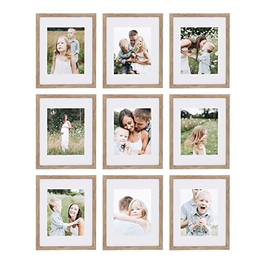 Gallery Wall Frame Set in Natural Finish