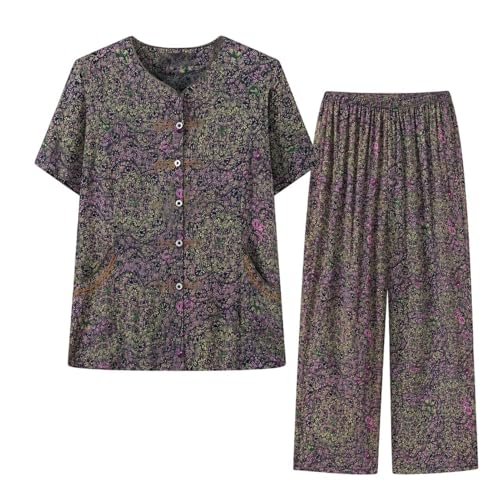 Conjunto de dos piezas para mujer de alta densidad y silueta holgada premium