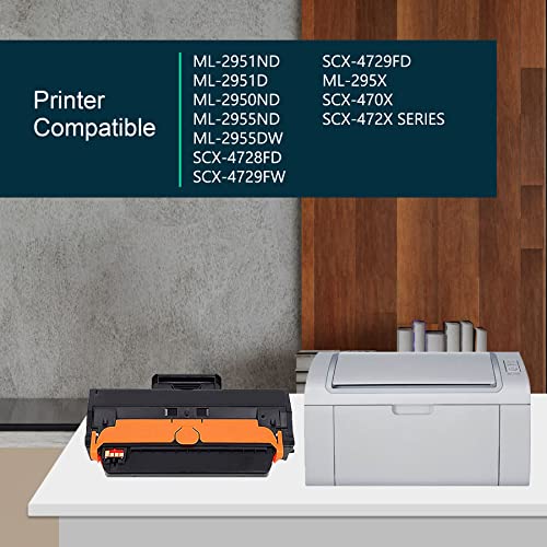 Image of D103S MLT-D103S Black Toner Cartridge - Replacement for Samsung 103S MLT-D103S Toner ML-295x 2951ND 2951D 2950ND 2955ND 2955DW SCX-4728FD 4729FW Printer, 1 Pack