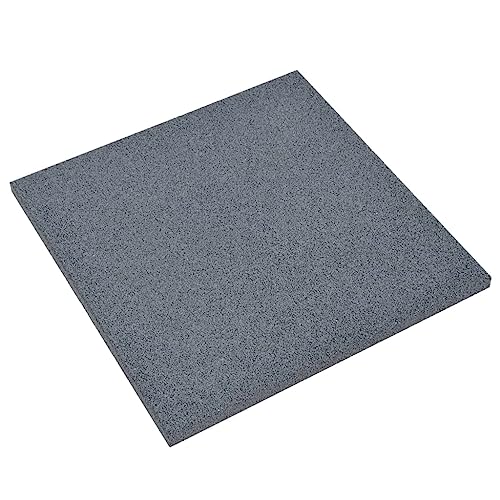 vidaXL 12x Fallschutzmatten Gummimatten Spielplatzmatten Fallschutzplatte Gummiplatten für Spielplatz Pool Schaukel Spielturm Gummi 50x50x3cm Grau