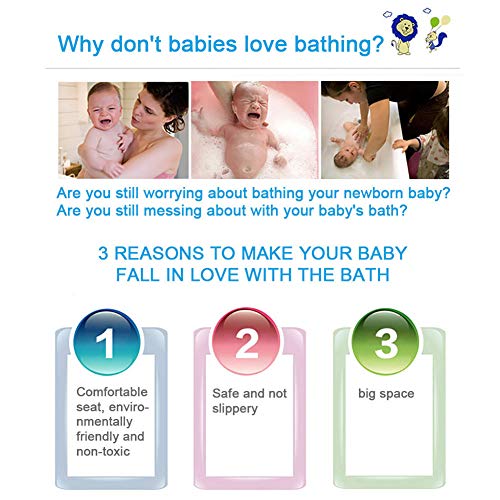 image for Gabriely Baby Bath Seat for Tub Sit Up,Baby Shower Chair,Newborn Baby 