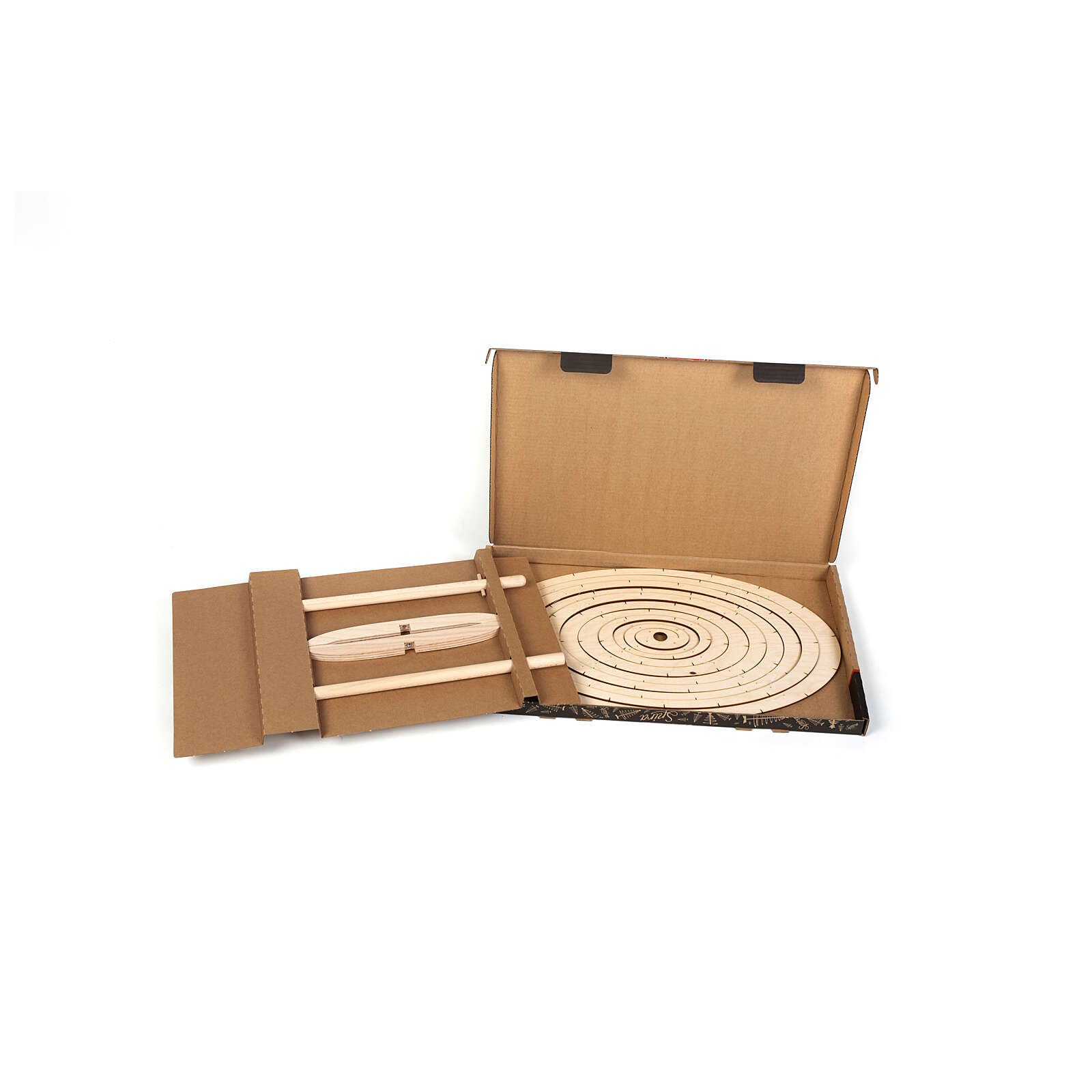 Spiralbaum oval aus Holz, Modell SPIRA Small, 85 cm
