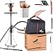 Produktbild SHIBY® Shisha Set mit Tasche, Premium Hookah 68 cm x2 Shisha Kopf, Edelstahl Tauchrohr & Diffusor Aufsatz, Kaminkopf Komplettset, Luftdicht Silikonschlauch Mundstück