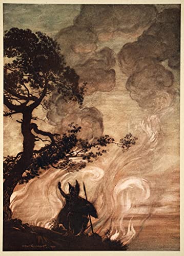 Affiches et gravures de salon Wotan par Rackham pour remplacer les murs blancs sans âme 60x90cm