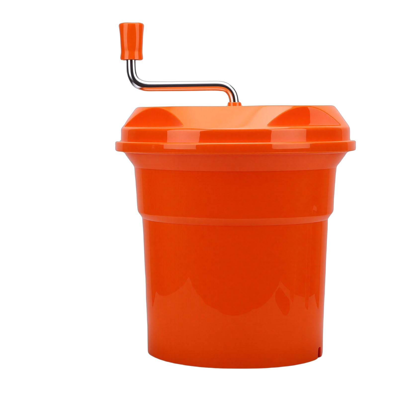 Bewinner Centrifugador de Ensalada con de Freno, 12L de Gran Capacidad, Secador Manual de Verduras para Cocina, Uso Comercial y Doméstico, Centrifugador de Lechuga