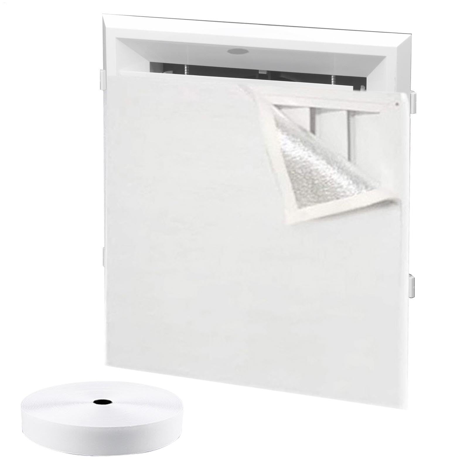 Cubierta de ventilador de ático magnética para aislamiento de persianas de techo