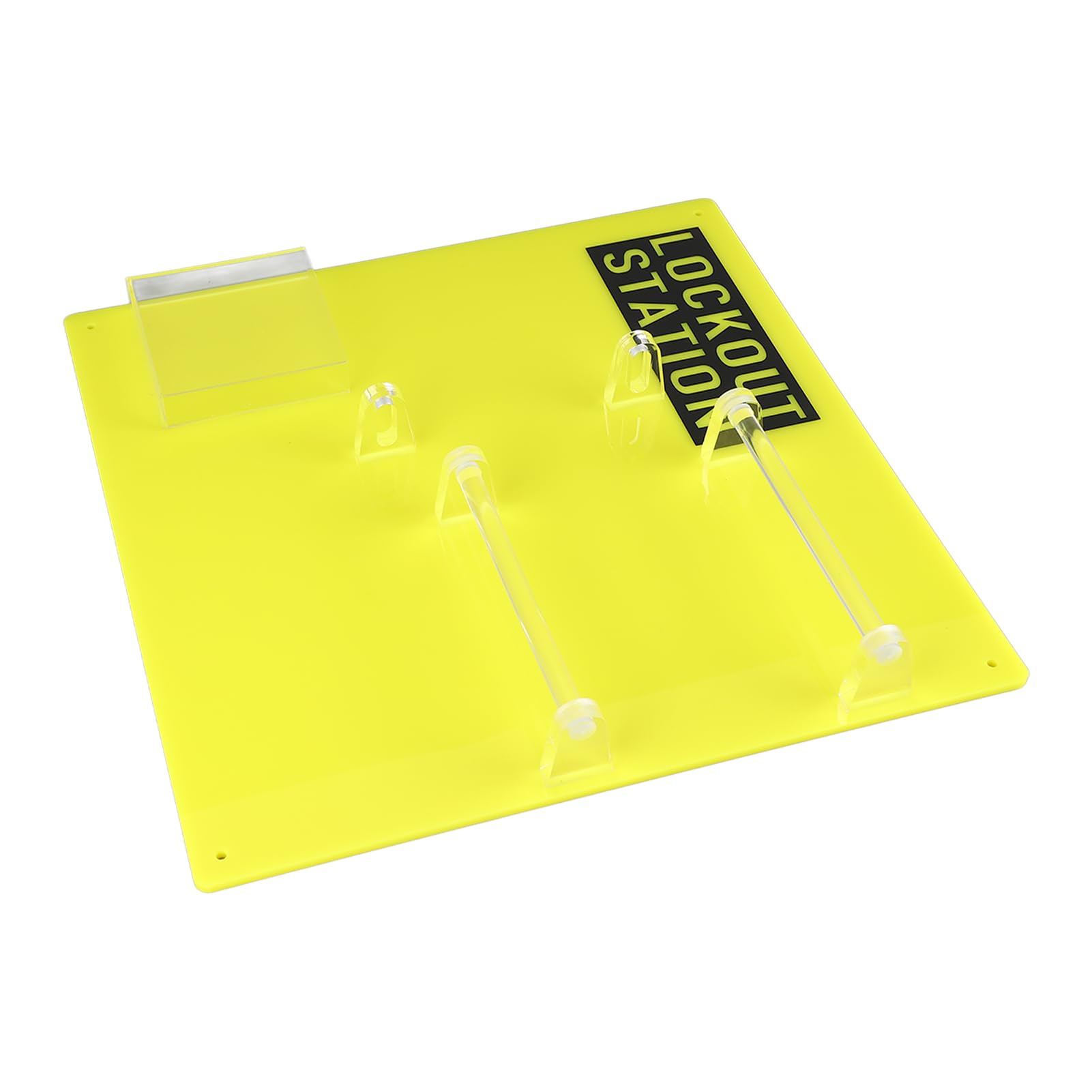Station de lock-out résistante en acrylique visuel pour isolation