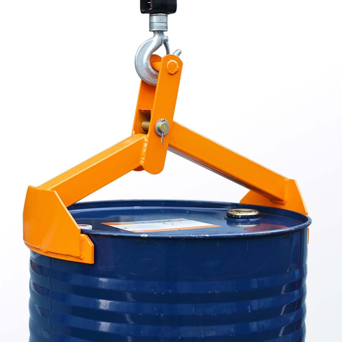 SaryEdge Vertical Drum Lifter for 30-55 Gallon Drums - Durable Alloy Steel Barrel Hook Spreader - 1100 LBS Capacity Drum Lifting Clamp，A，A