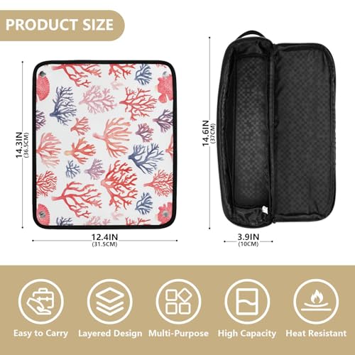 Bolsa de viaje para herramientas de cabello con tapete resistente al calor miniatura 4