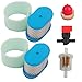 Produktbild OxoxO 697029 690610 498596 Air Filter 273356 273356S Pre-Filter Fuel Filter Primer Bulb Fuel Line Compatible with Briggs & Stratton 5059h 4207 Stens 100-093 M147431 Lawn Mover Tractor