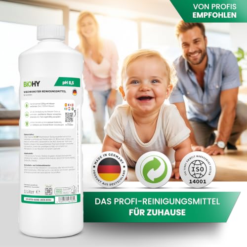 BiOHY Wischroboter Reinigungsmittel Holzböden (2 x 1 Liter) mit Dosierer – Ansicht 5