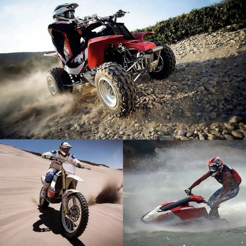 Zestaw kasków motocrossowych MTB, terenowy, ATV, skuter, kask motocyklowy z goglami, rękawiczkami, maską, Downhill Enduro, quad, Dirt Bike, czarny, S, 52-53 cm