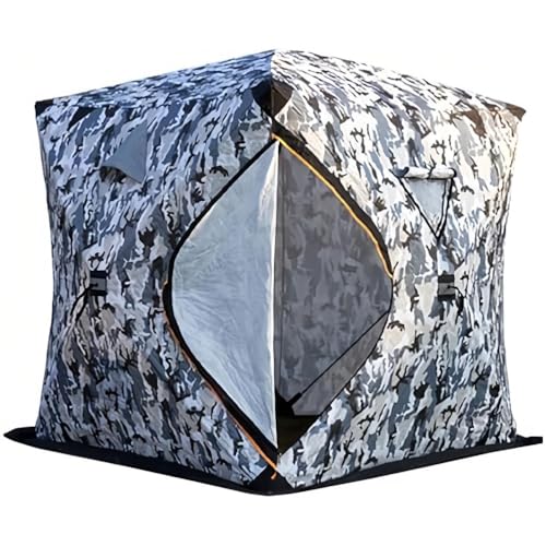 Tente de pêche sur glace en tissu Oxford premium abri isolé grand froid