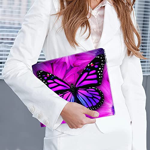Aupet Personalized Laptop Skin Sticker Decal,12 13 13.3 14 15 15.4 15.6 Inch Laptop Skin Sticker Cover Art Decal Protector Notebook Pc(Big Purple Butterfly) #TOP2